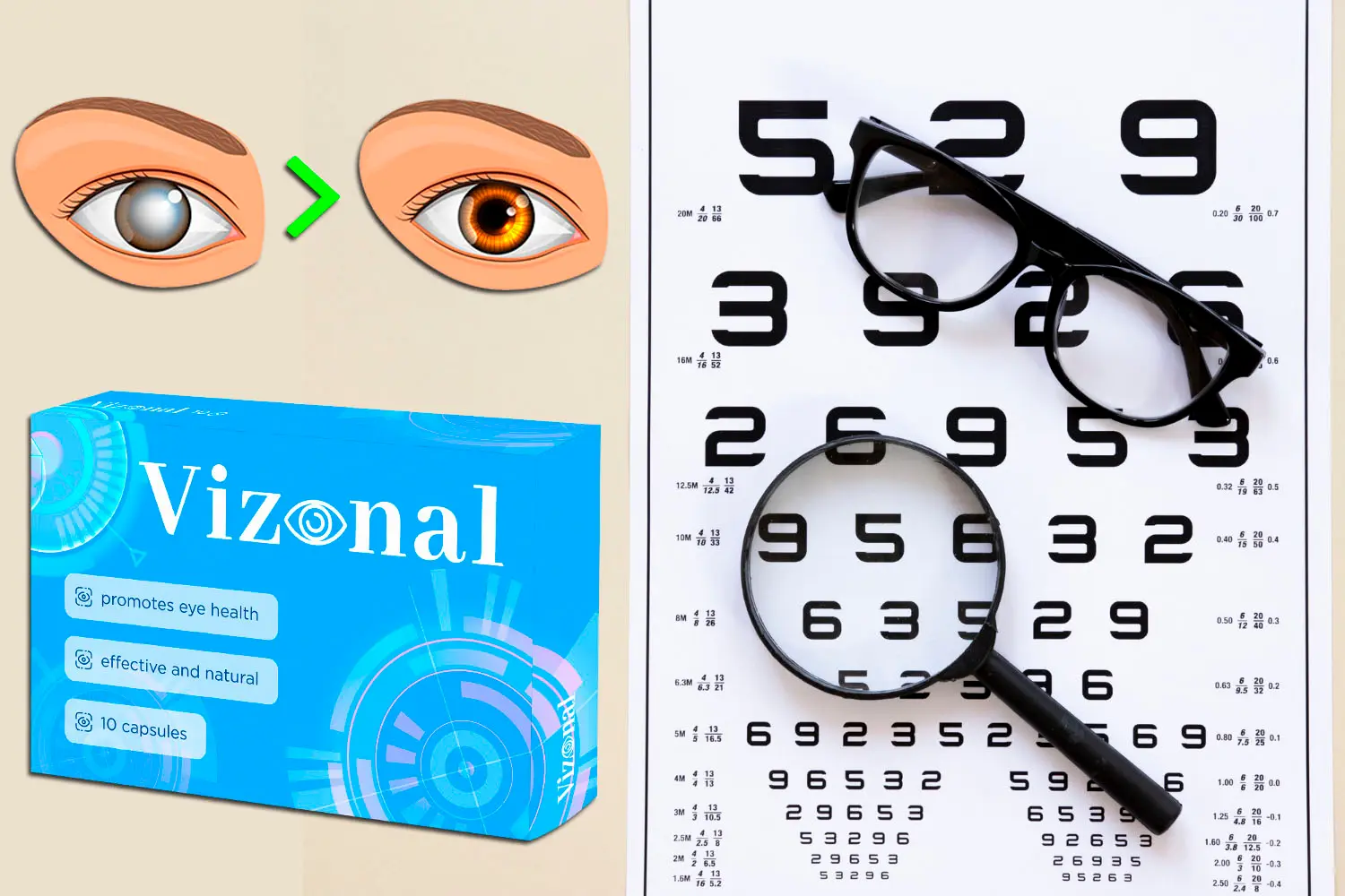 Vizonal для восстановления зрения